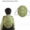 K 1pcs Stage Turtle Shell Backpack Mutant Turtles Costume Cosplay Props Simulation Turtle Back Party Halloween Props