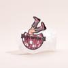 Bejeweled Enamel Pins Custom Disco Cowboy Retro Pink Brooches Lapel Badges Punk Jewelry Gift for Friends