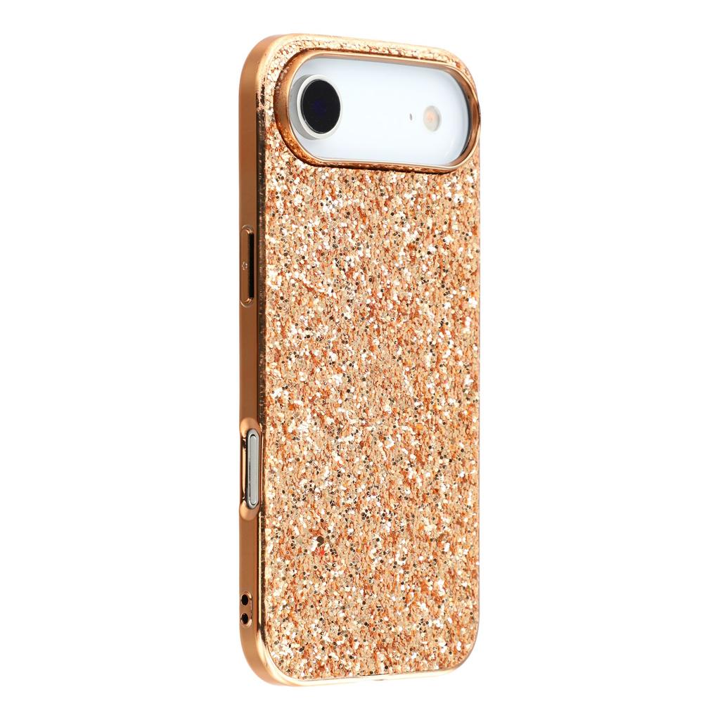 For iPhone Air Case TPU+PC Sparkling Glitter Phone Back Cover