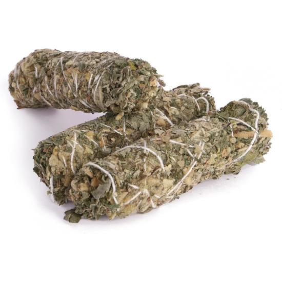 Bless-International Himalaya-Salbei-Königskerze-Brennnessel-Räucherstäbchen Premium-100%-Natürlich-und-Bio Handgefertigt-4-Zoll-Lang