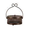 Portable Retro Round Iron Incense Burners Mosquito Coil Holder Fireproof Home Decor Outdoor Camping Garden Incense Accessories
