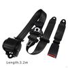 3 Point Car Seat Belt Buggies Pickup Safety Accessories UTV Fixing Strap orange