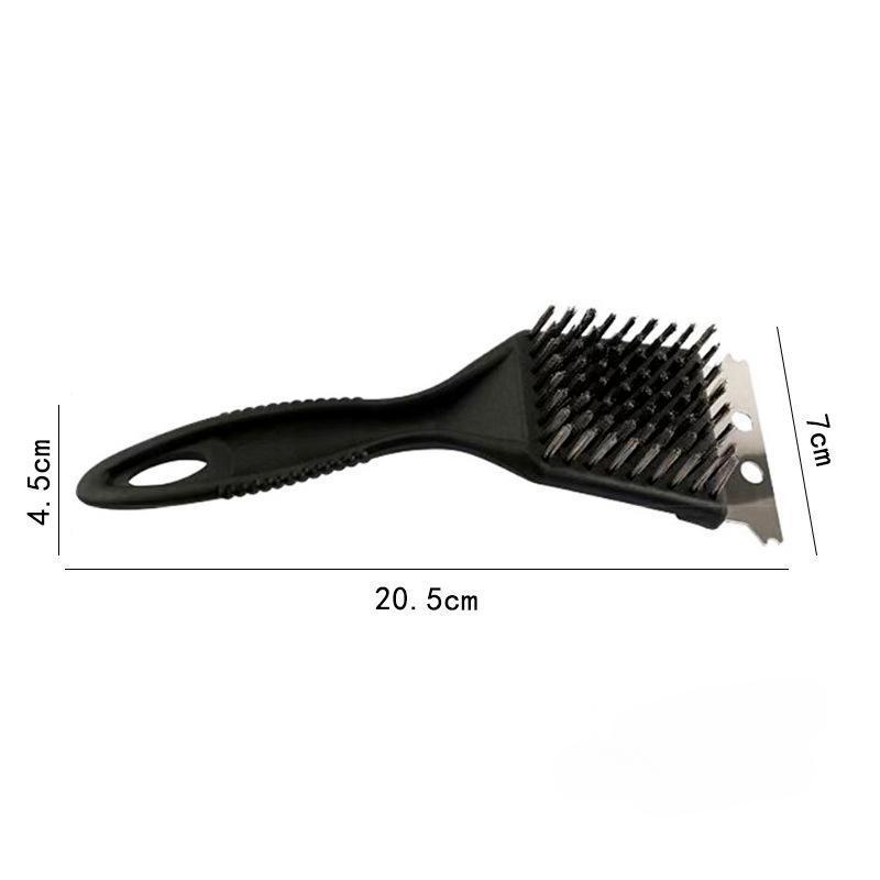 Kökstillbehör BBQ Borste Grill Grill Borste Rostfritt stål Tråd Borst Skrapa BBQ Galler Rengöring BBQ Tillbehör Verktyg