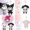 Adorable Japanese Kuromi My Melody Cinnamoroll Plush Doll Bag Pendant Soft Toy