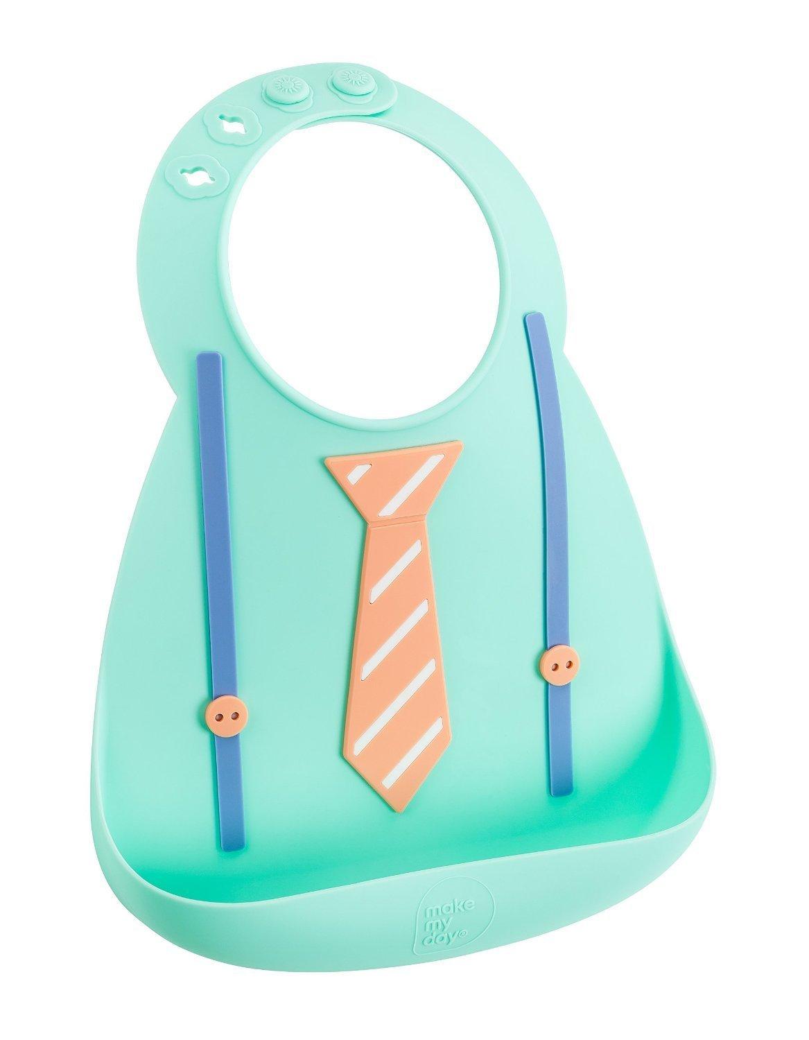 

Make My Day Silicone Bib Japanese Silicone Soft Ages 6 Months 3 Bib Oil-Resistant [Official Product] Dishwasher-Safe, 100% Bib, - Years, BB120, Kids