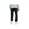 Adidas Originals Premium Essentials Loose Fit Elastic Waistband Solid Color Tapered Knit Joggers Men Joggers Black IY2245