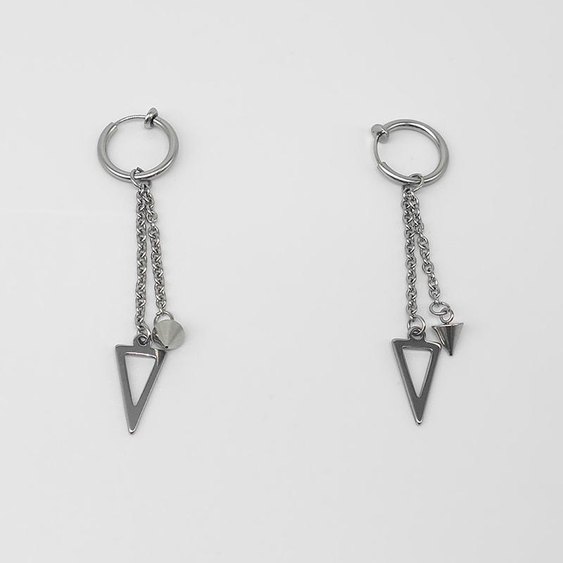 

Аниме K-pop Охотники на демонов Мира Косплей Серьги Готические Кисточки Цепочка Подвеска-заклепка Хип-хоп Клипсы для ушей Ювелирный аксессуар