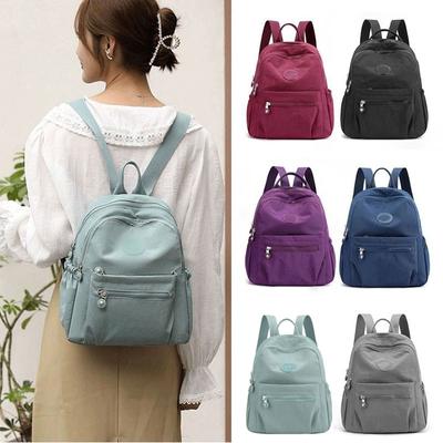 Leichter Mini-Rucksack für Damen, wasserdicht, kleiner Schulrucksack, Schultertasche, Reisetasche