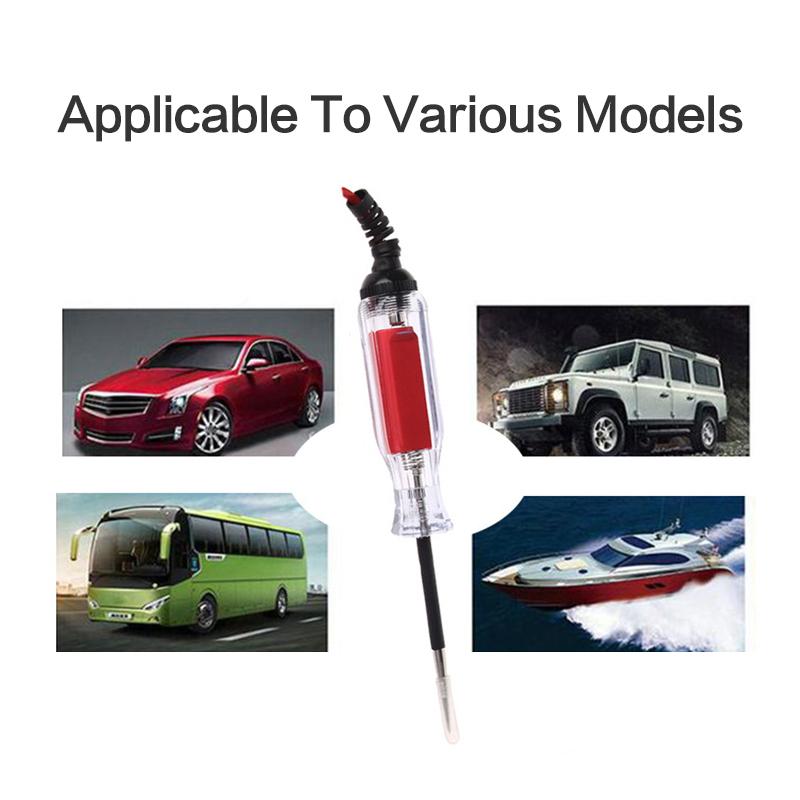 Auto Circuit Tester Truck Voltage Tester Circuit DC 6V 12V 24V Auto Circuit Tester Auto Diagnostic Probe Automotive Test Pen