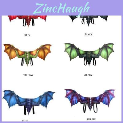 Alas de Dragón Vívidas de Tejido No Tejido Accesorios de Cosplay Para Fiestas de Halloween y Juegos de Rol