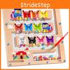 Wooden Number Fun Letter Maze Magnetic Color Classification Walking Puzzle Toy