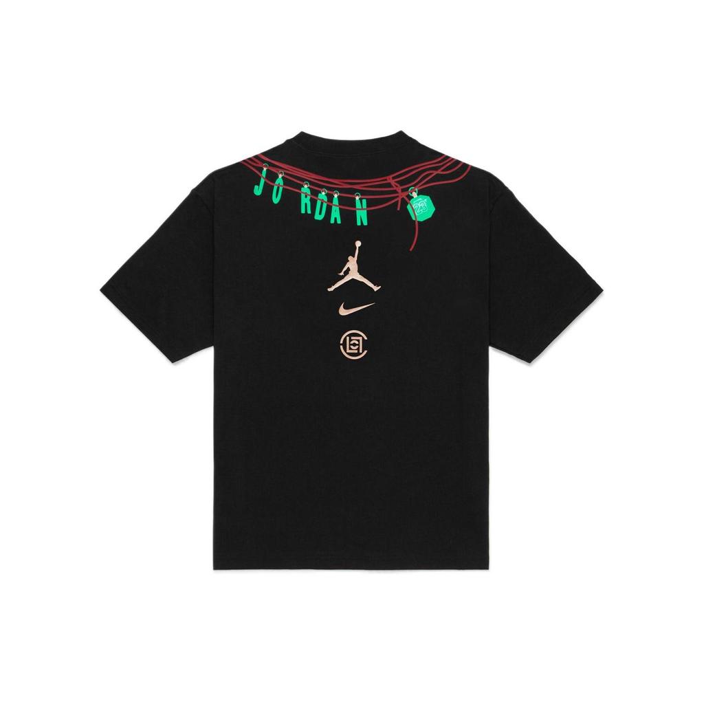 Air Jordan x Clot Jade T-Shirt Black Men Tops DJ9740-010