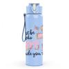 1PC Out For The God Faith Cross Quote Print 750ml Color Plastic Sports Water Bottle Leakproof Flip Straw Lid Suitable for Sports Office Home Use