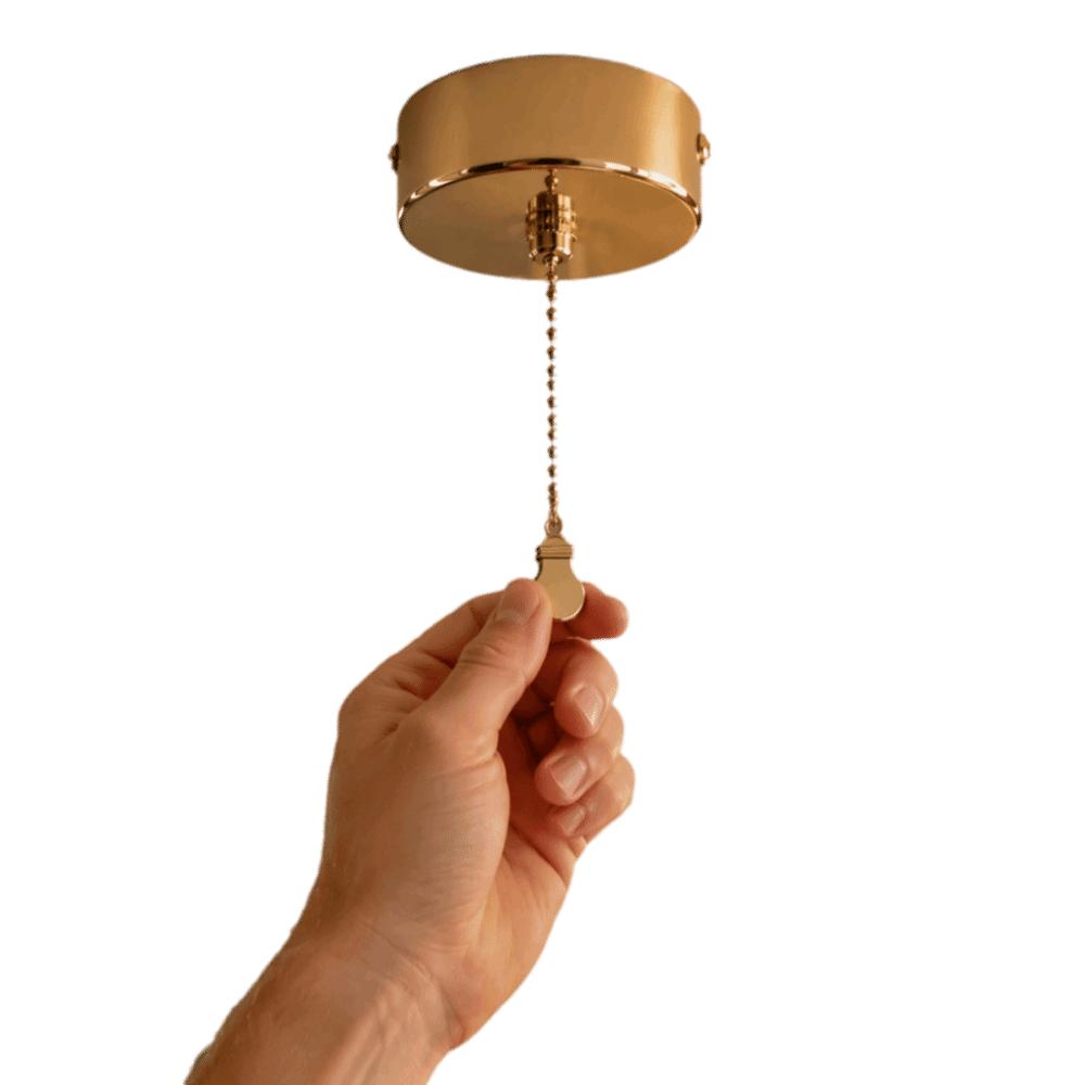 Convenient Light Control Pull Cord Light Switch Lamp Pull Cord Switch Ceiling Light