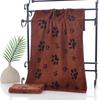 Absorbent Microfiber Dog Towel Polyester Fiber Absorbent Pet Towel Car Wiping Cloth  Dog Grooming