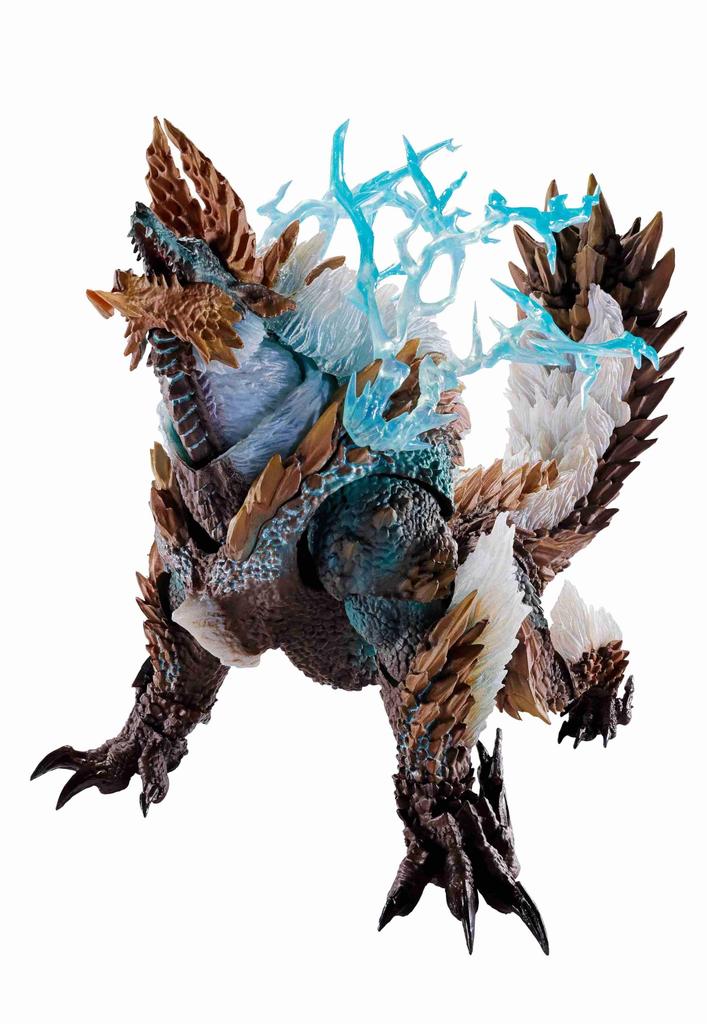 TAMASHII NATIONS Monster Hunter Zinogre Anniversary 285mm PVC ABS Painted Movable Figure S.H.MonsterArts -20th Edition- Approx. &