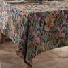 Oil Painting Tablecloth Hemp Fabric Retro Romantic Coffee Table Cloth Pastoral High-End Jacquard Cover Cloth