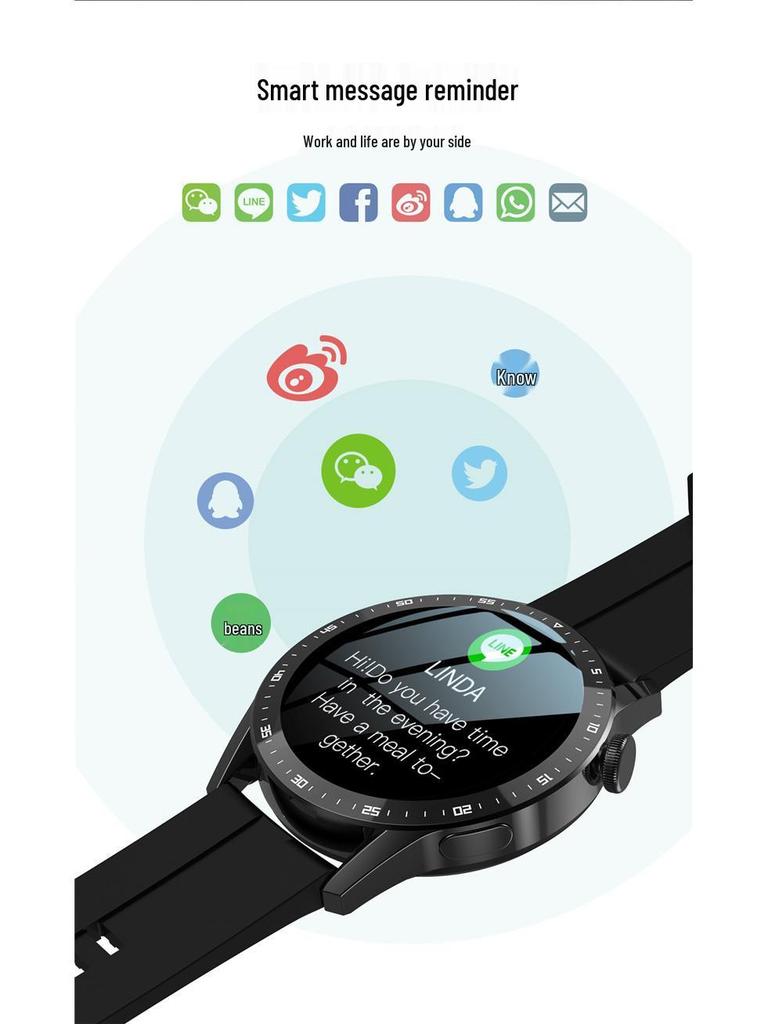 2025 Huaqiangbei Modell T05: High-End Smartwatch mit NFC, Wasserdicht, Multifunktional, Unisex-Design