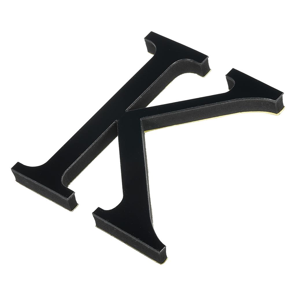 10cm Black 26 English Letters Wall Sticker 3D Mirror Acrylic Wall Sticker Decals Self-Adhesive Decor Wall Art Mural Home Party