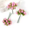 Silk Rose Simulation Flowers 12 Heads Artificial Flowers  Valentine's Day Gift