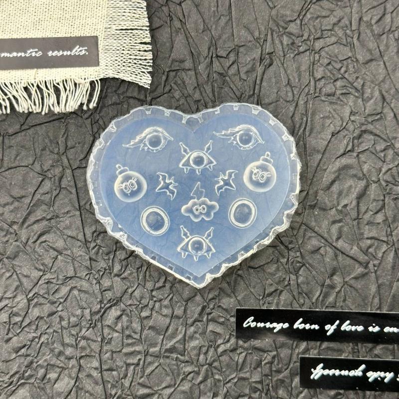 Rose Blomst Sommerfugl 3D Silikon Negler Form Tulipan Negler Maler DIY Neglekunst Dekor Myk Stemplingsform Manikyr Design Verktøy