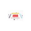 Gentosha Mojiate Game Aiue Battle Card Game Fun Family Game for All Ages