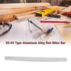 100/200/300 mm T Slot Miter Track Aluminum Alloy for T Screw Miter Track Jig Quick Acting Clamp 30 / 45 Type T Track Woodworking