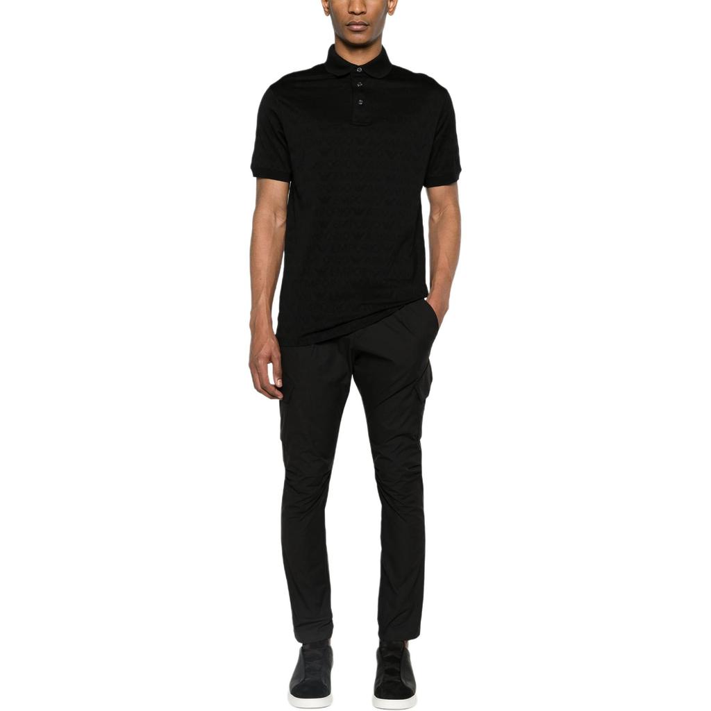 EMPORIO ARMANI Monogrammed Polo Shirt 3D1FM8-1JORZ-0999