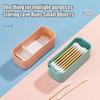 Portable Travel Box Cotton Swab Holder Case Detal Floss Jewelry Organizer Container Dust-Proof Jewelry Accessories Box