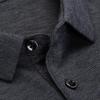 Men's Cashmere Silk Blend Lapel Long Sleeve Polo Shirt