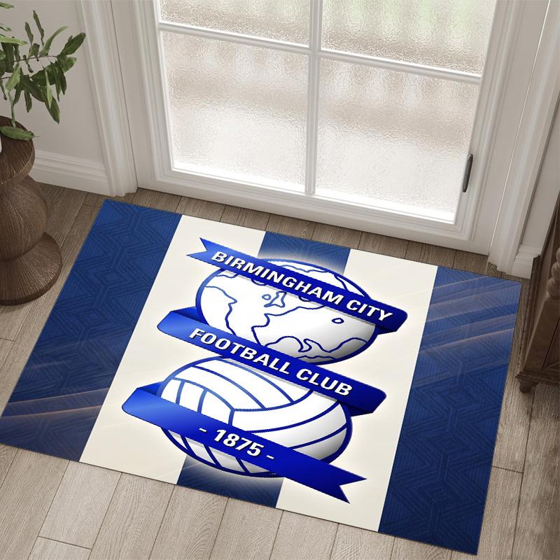Birmingham City Design Crystal Velvet Carpet Cozy Non?Slip Printed Rug For Bedroom Living Room Entrance