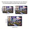 Forest Wolf Flannel Door Mat Carpet, Non-Slip Comfort Floor Mat Machine Washable for Kitchen Living Room Bedroom Bathroom Decor