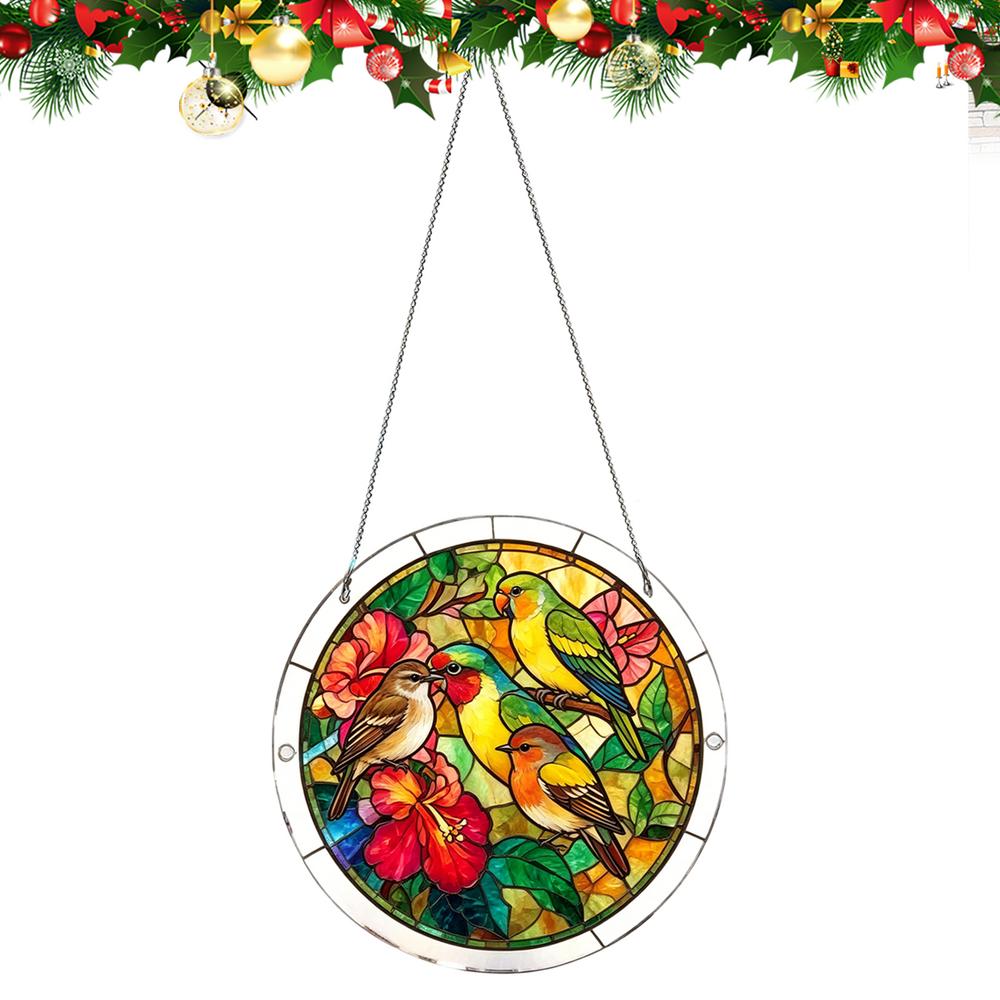 

Light Catcher Acrylic Colorful Decorative Ornament Jigsaw Puzzles Rainbow Maker Pendant for Home Indoor Outdoor Living Room