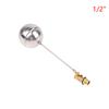 1/2" 3/4" 1" Brass Float Valve Cold And Hot Water Tank Floating Ball Valve Toilet Valve SS201 Stem Flow Control Cistern