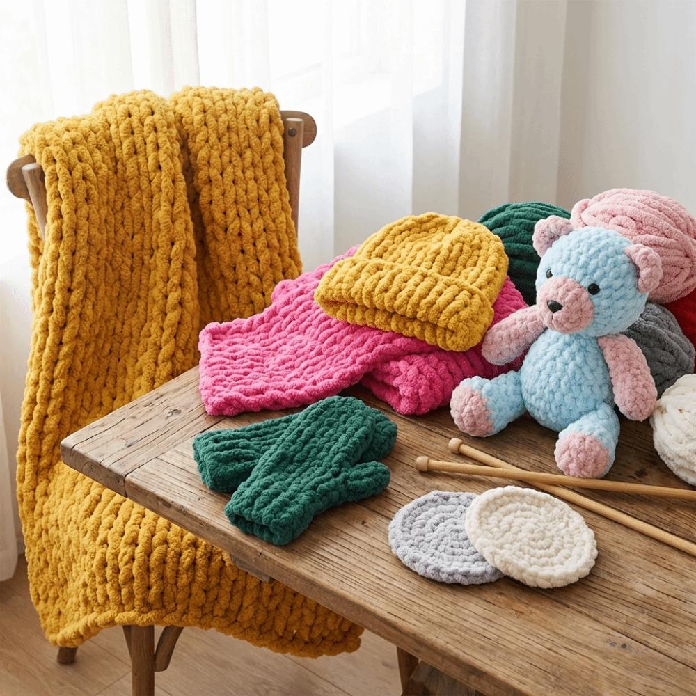 Large Ball Chunky Yarns Multi-color Hand Knitting Yarn Pet Bed Yarn DIY Yarn  DIY Material
