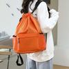 Portable Gym Drawstring Bag Quick Drying Drawstring School Bag Oxford Cloth Backpack  Students