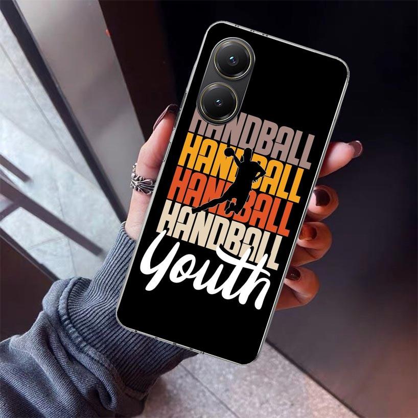 Handball Sport Phone Case For Xiaomi Poco X7 X6 X5 Pro F7 Ultra Redmi 15C 15 13 13C 12 12C 10 10A 10C 9 9A 9C 9T Shell Poco X7 X