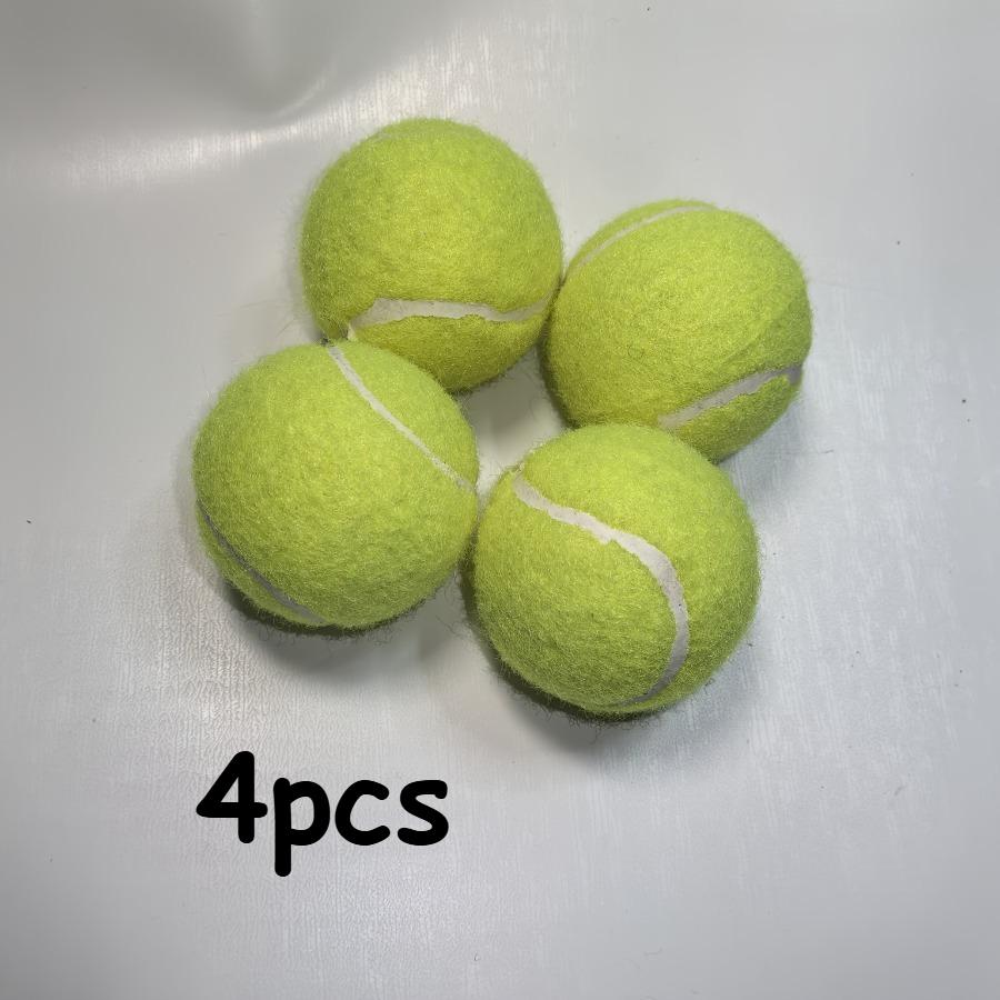4 Stück/1 Stück Hund Tennis Spiel und Training Haustier Spielzeug Hund Spielzeug Ball Bissfest Zähne schleifen Hohe Elastizität Unzerbrechlich Haustier Ball