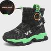 Northeast Kids' Waterproof Winter Snow Boots with Thick Velvet Lining