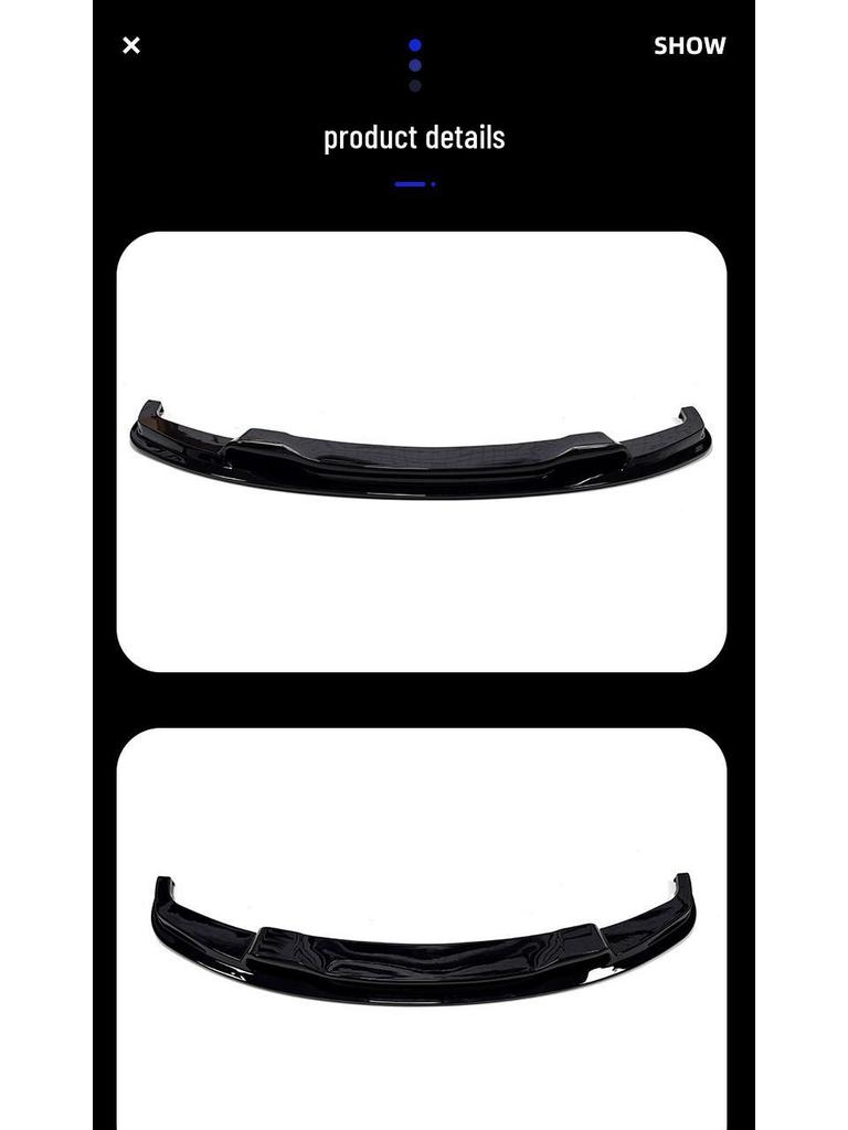 12-19 BMW 3 Series F30/F35 V Style Sport Front Bumper Lip Kit