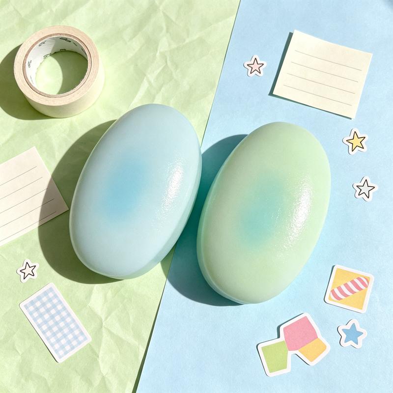 Zeeblauw Cheesecake Stressverlichtend Speelgoed Squishy Decompressie Zacht Langzame Terugslag Loslaten Knijpen Sensorisch Fidget Speelgoed Anti-Angst