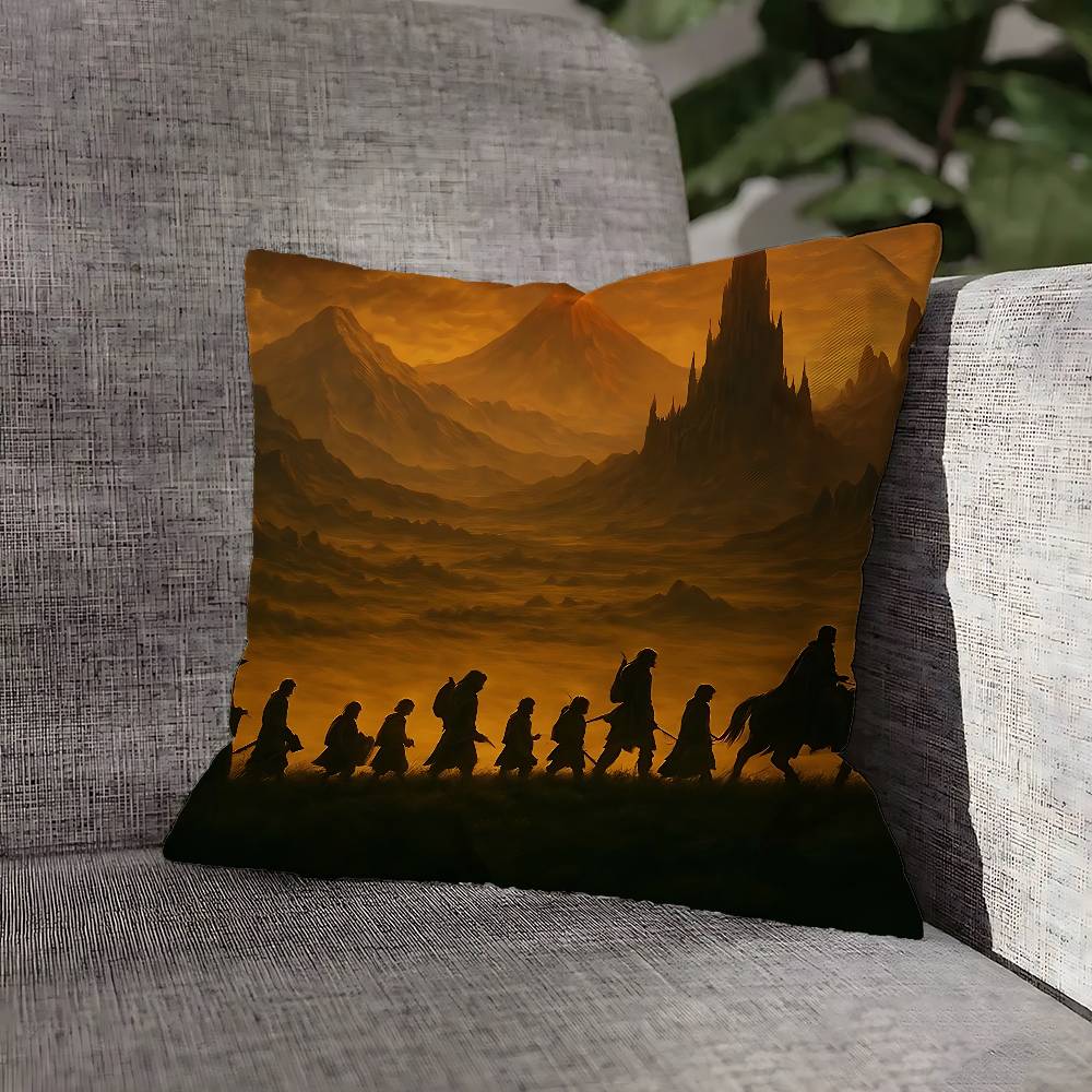 L-Lords of the R-RingES Throw Pillow Case For 55x55cm 30x30cm 50x50cm 45x45cm 40x40cm Square Chair Pillowcase Case