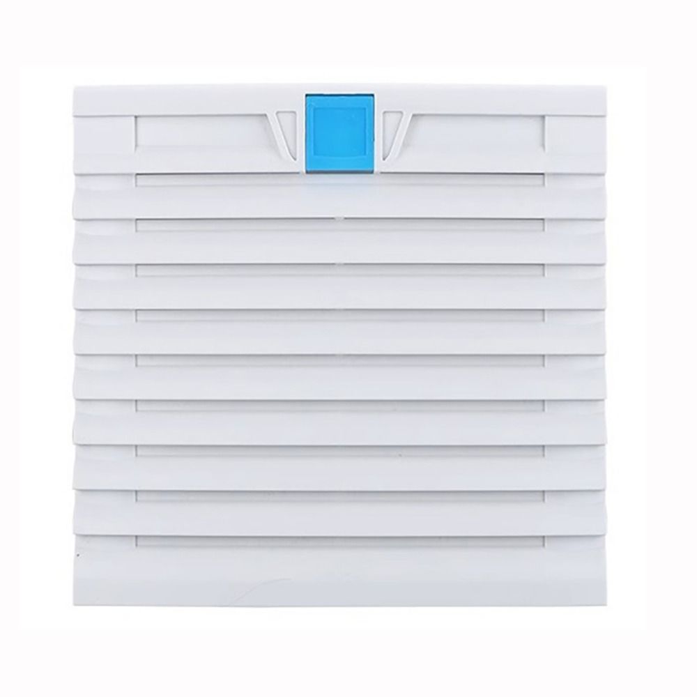 White Shutters Fan Grille Without Fan Dust-proof Louver Cabinet Ventilation Filter