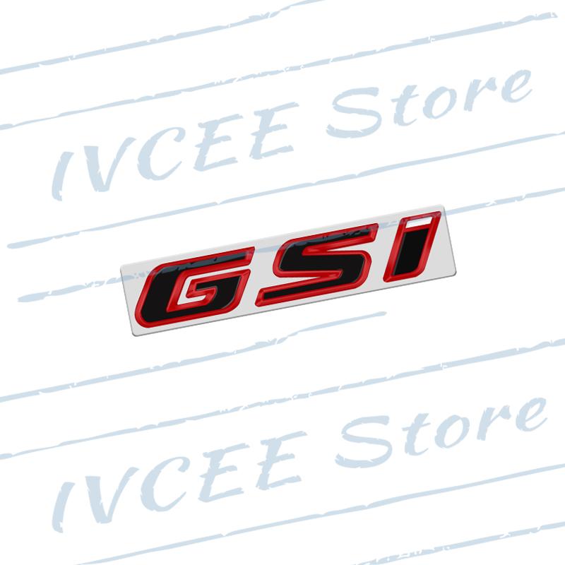 Car Accessories Metal GSI Emblem Rear Trunk Body Badge Sticker For Vauxhall Opel Zafira Mokka Antara Insignia Astra Adam OPC VXR Wv3