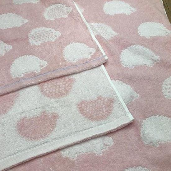 Imabari Towel Brand Certified Hedgehog Face Cotton Set 3 34x80cm (Set Colors)