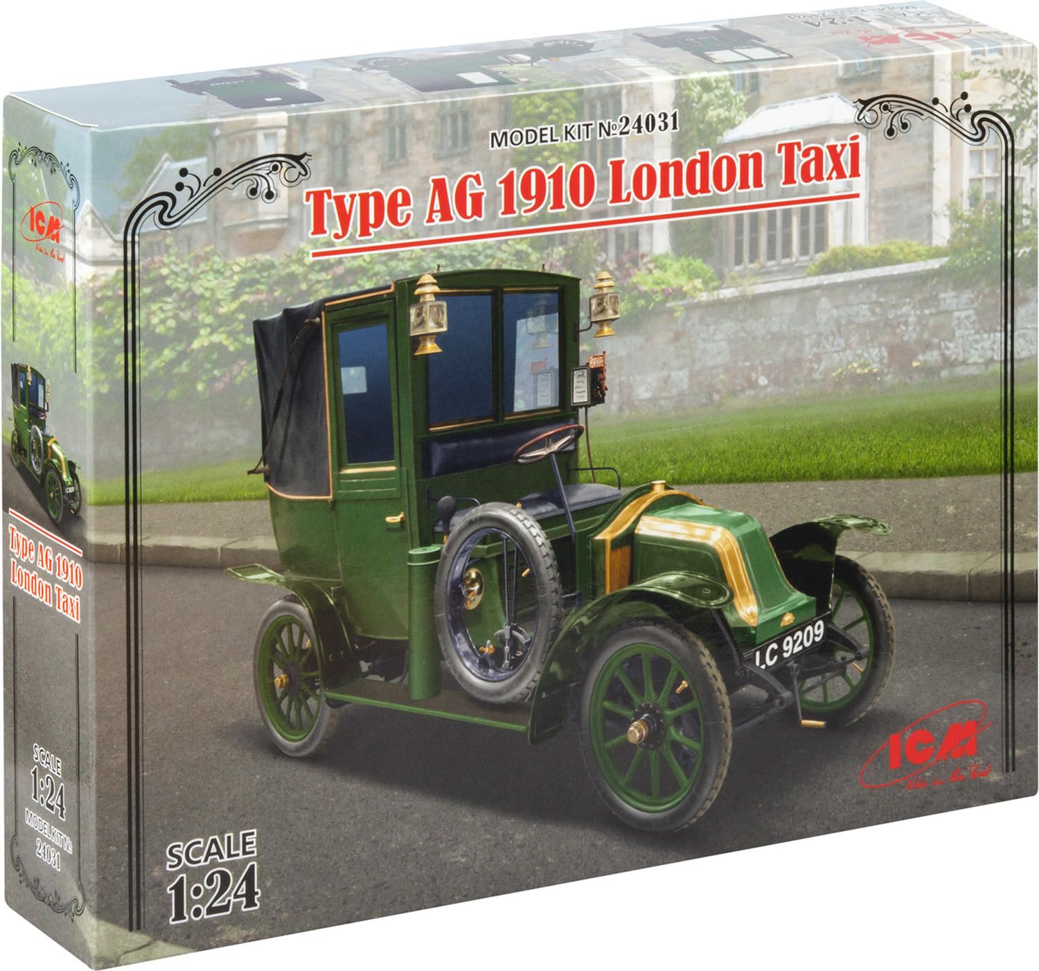 

ICM scale Renault Type AG 1910 London Taxi Plastic Model 24031 1/24