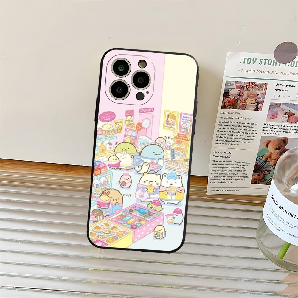 

Cartoon Sumikko Gurashi Phone Case Fundas For Iphone 13 17 11 15ProMax 14 12 16 Pro Xs Max Mini Xr X Plus Coque iPhone 13