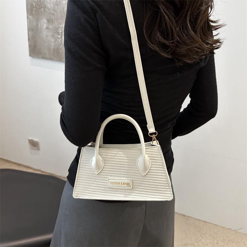 2024 Fashionable One Shoulder Crossbody Bag Stylish Unique Handheld Small Square Bag In Black Khaki Pink Green White