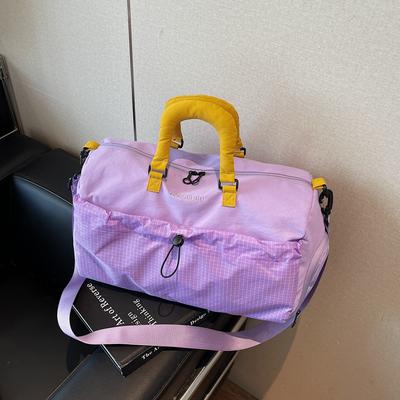 Bolsa de Viagem de Grande Capacidade Unissex Leve Portátil Mensageiro Esportes Fitness Bolsa de Viagem Curta Bolsa Duffel de Armazenamento