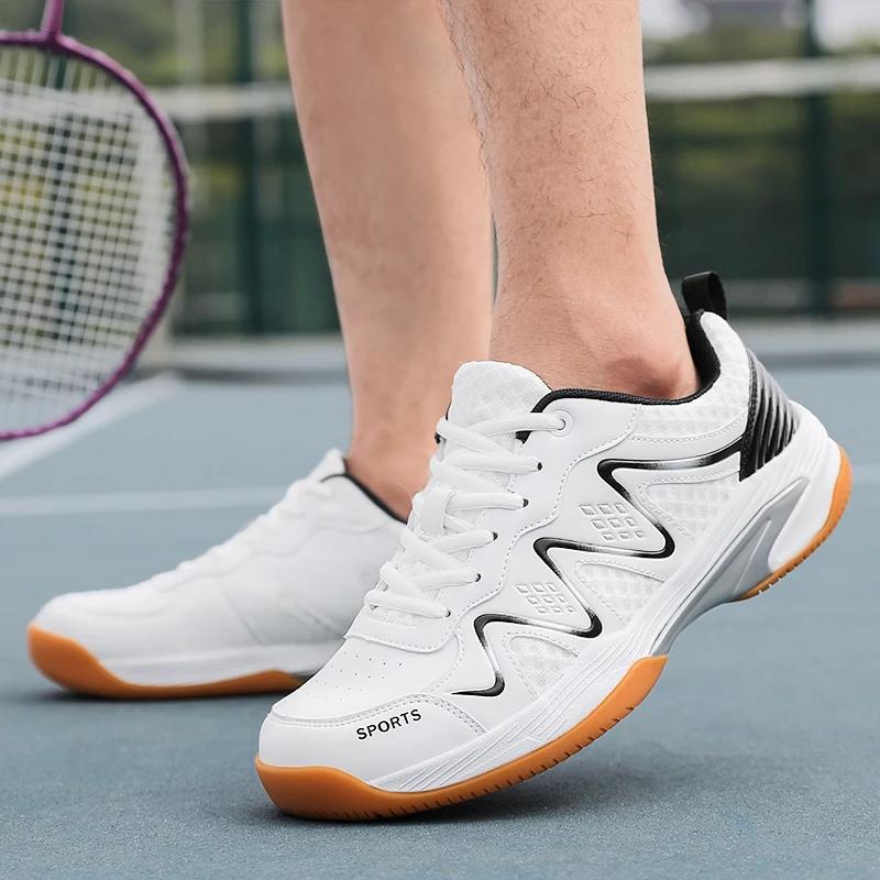 Men Badminton Shoes Outdoor Competition Sneakers High Quality Handball Table Tennis Shoes Couple Wear Resistant Volleyball Shoes